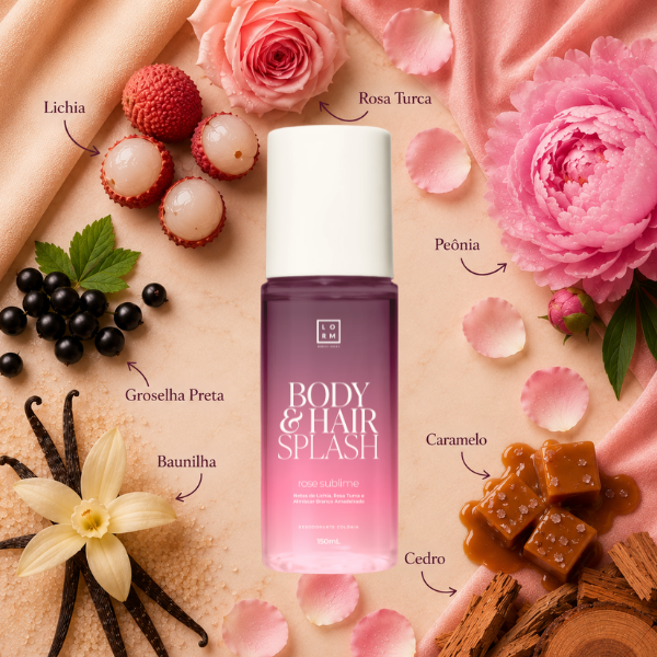 BODY&HAIR SPLASH ROSE SUBLIME
